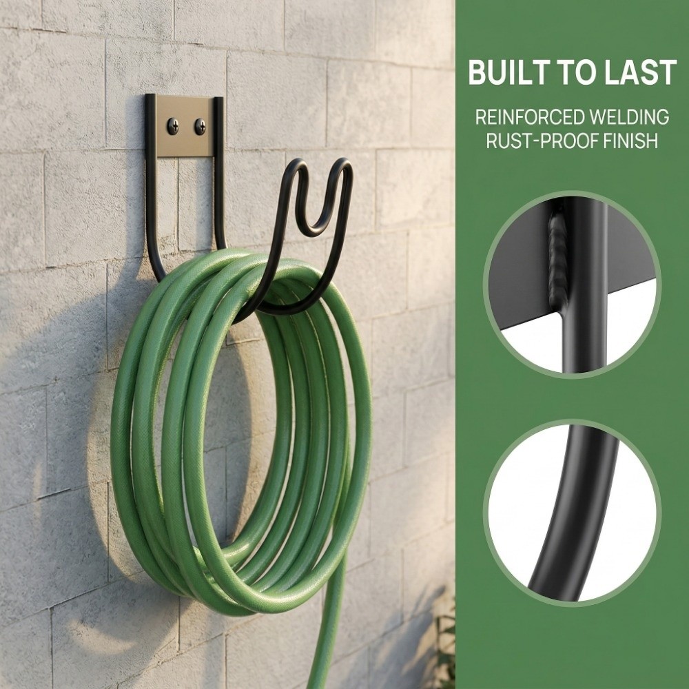 Gardena Hose Flex - Paslanmaz Bahçe Hortumu Askısı Duvara Monte